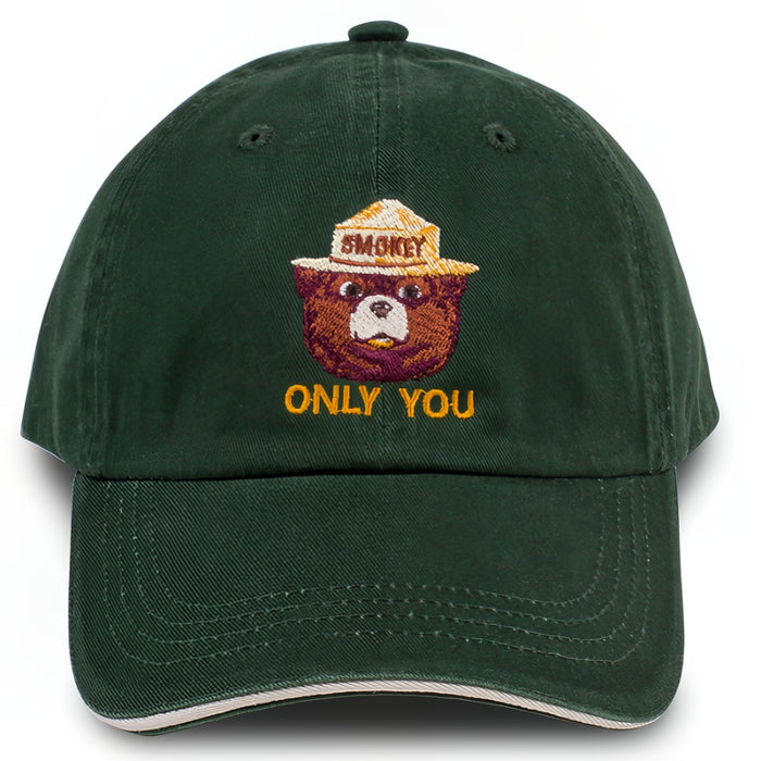 Smokey bear baseball cap on sale