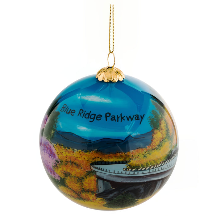 Blue Ridge Parkway "Road Seasons" Globe Ornament