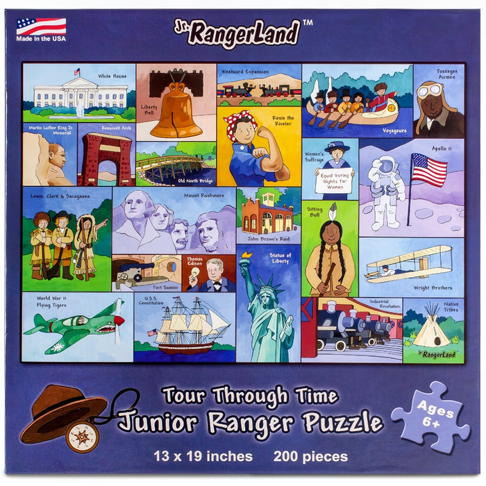 Tour Through Time Junior Ranger Puzzle