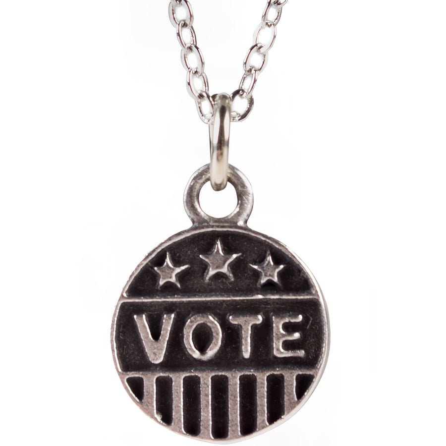 Pewter ''VOTE'' Necklace — America's National Parks
