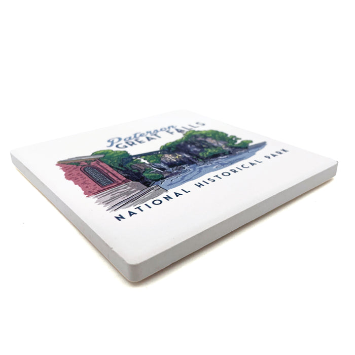 Paterson Great Falls NHP Ceramic Coaster