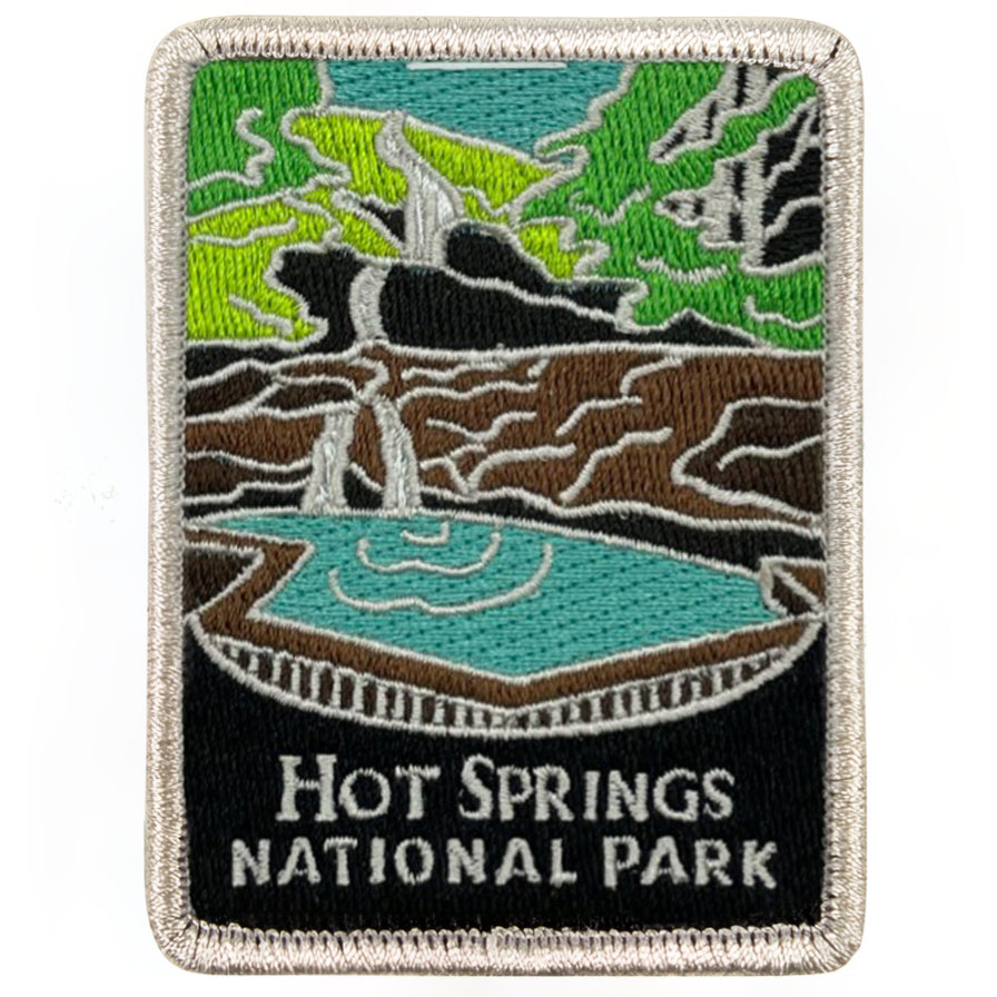 Welltec Spring Patch Hot Springs National Park Collectible Patch — America's National Parks