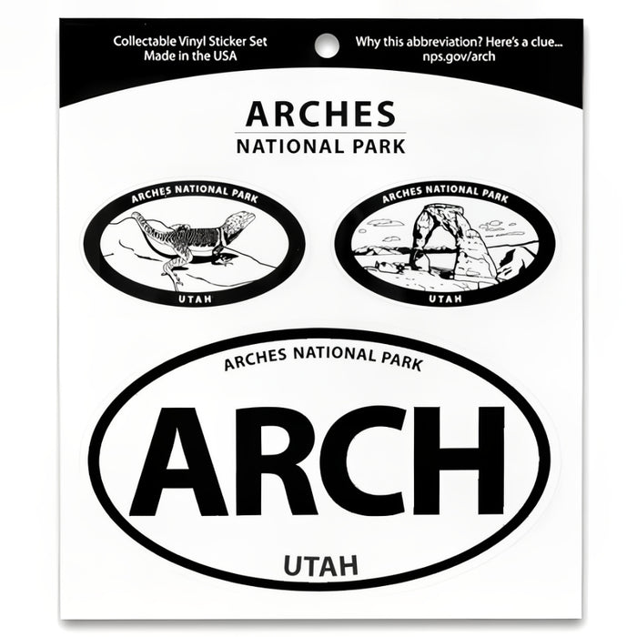 Arches National Park Triple Decal