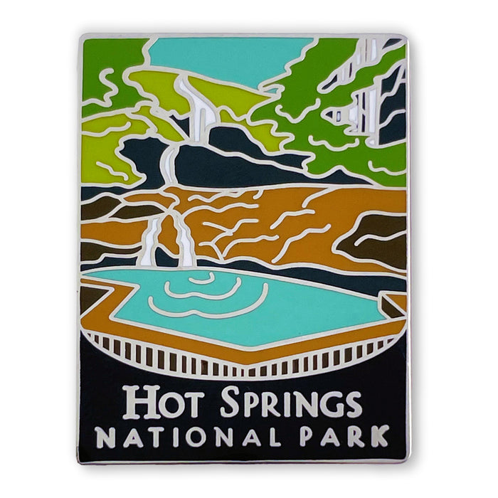 Hot Springs NP Traveler Pin