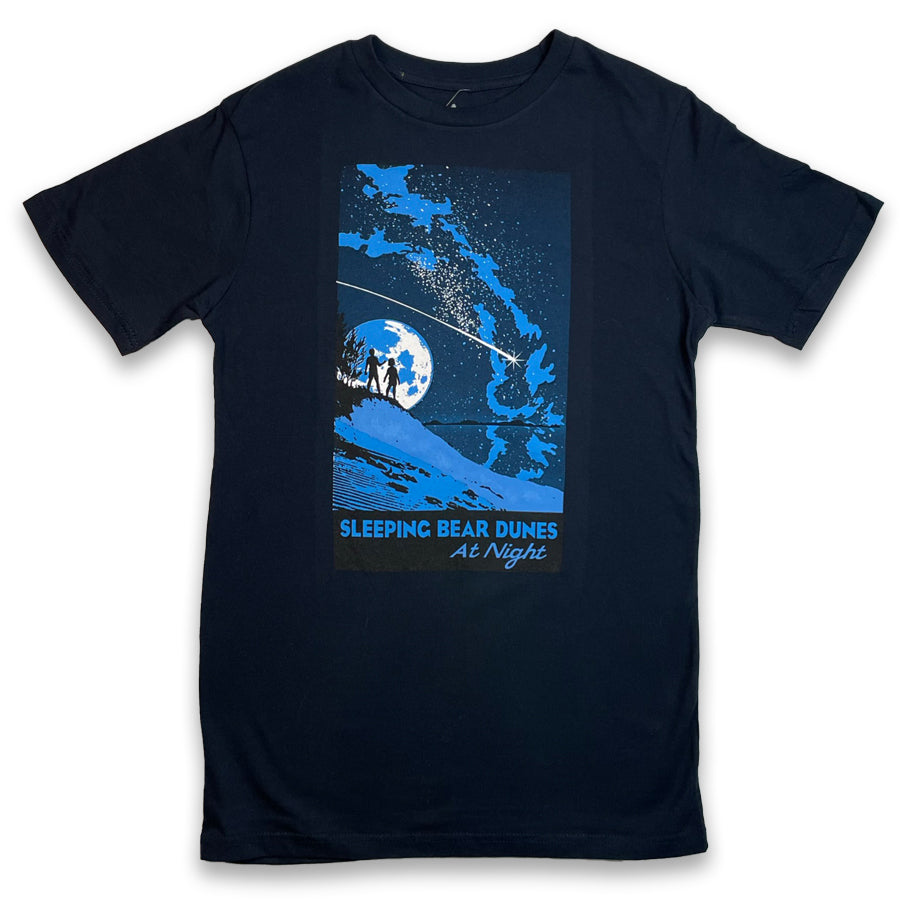 Sleeping Bear Dunes At Night TShirt — America's National Parks