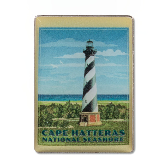 Retro Cape Hatteras Light Station Pin