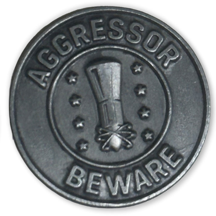 Minuteman Missile NHS Aggressor Beware Token