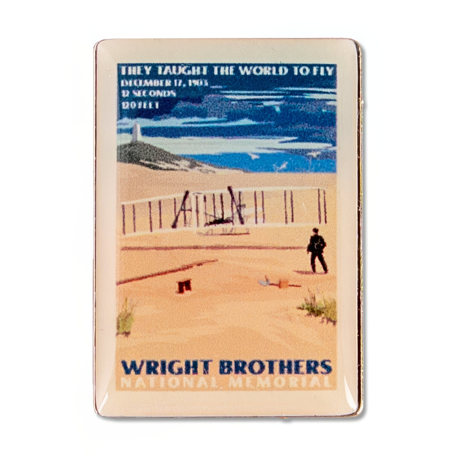 Wright Brothers Retro Lapel Pin — America's National Parks