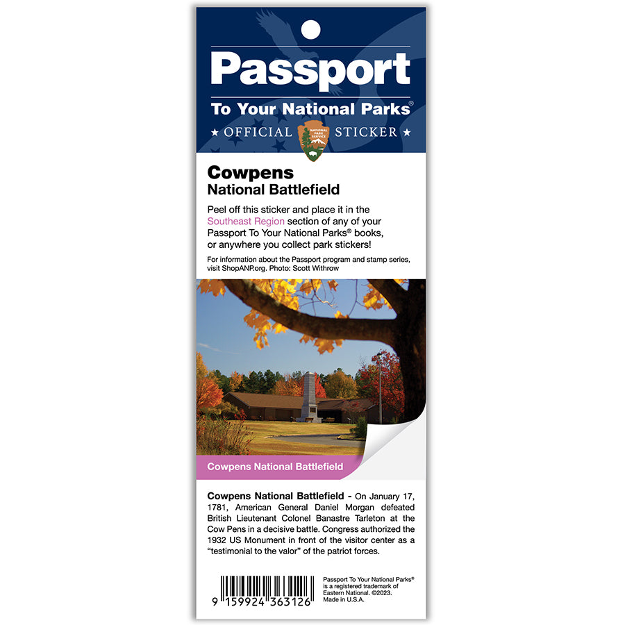 Cowpens NB Passport Sticker