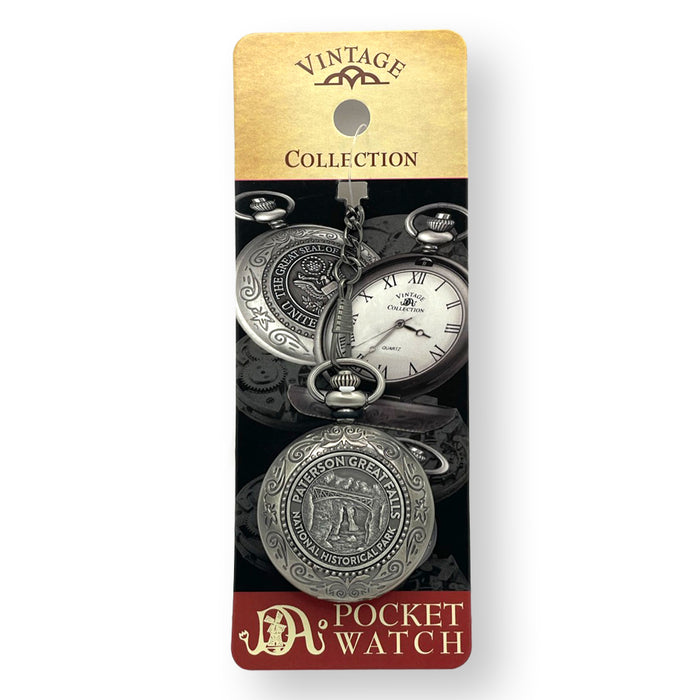 Paterson Great Falls NHP Vintage Style Pocket Watch