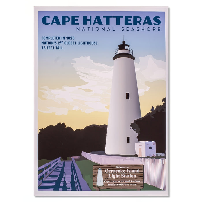 Cape Hatteras Ocracoke Light Station Poster