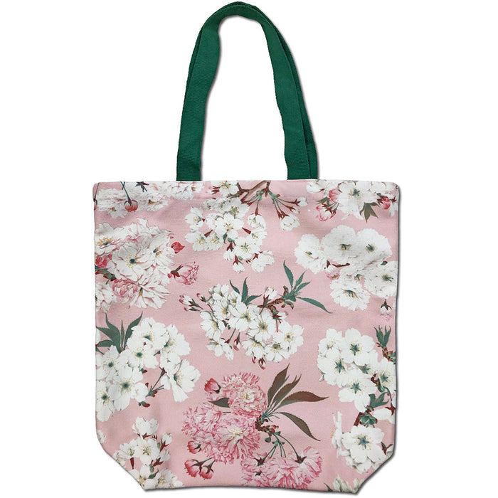 Cherry Blossoms Canvas Tote