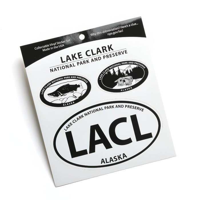 Lake Clark Triple Decal