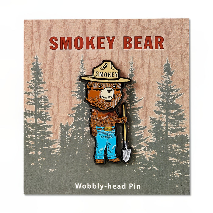 Smokey Bear Bobble Head Pin