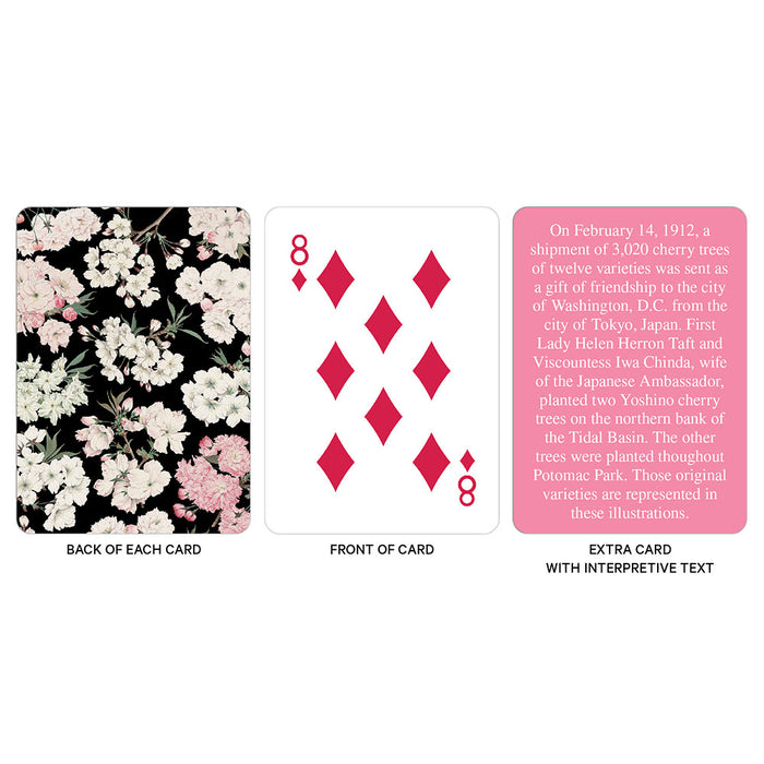 Cherry Blossom Varieties Playing Card Deck