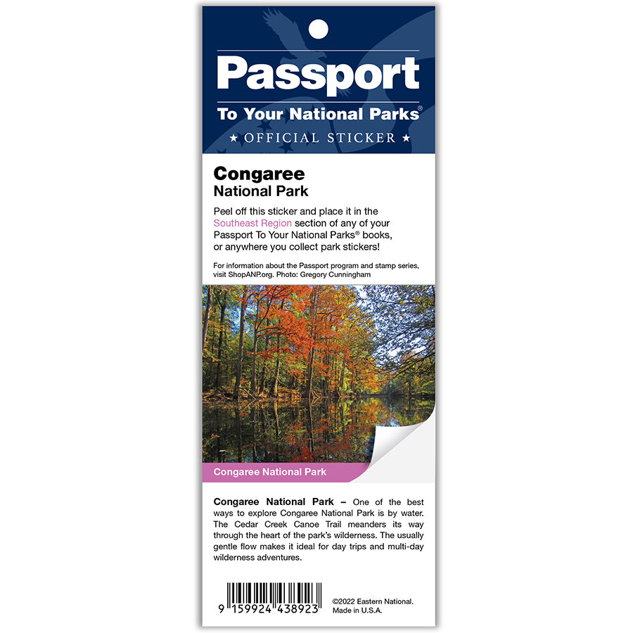 Congaree NP Passport Sticker — America's National Parks