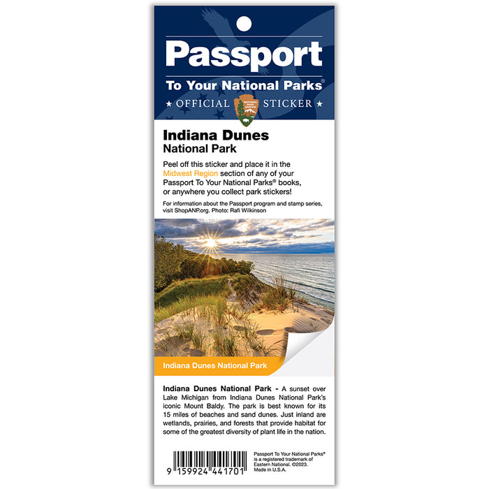 Indiana Dunes NP Passport Sticker