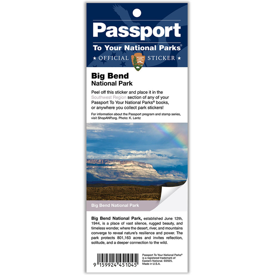 Passport Single Stickers — America's National Parks