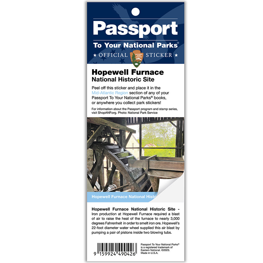 Hopewell Furnace NHS Passport Sticker