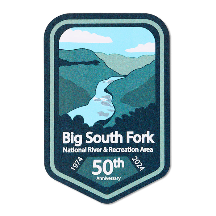 Big South Fork NRRA 50TH Anniversary Decal