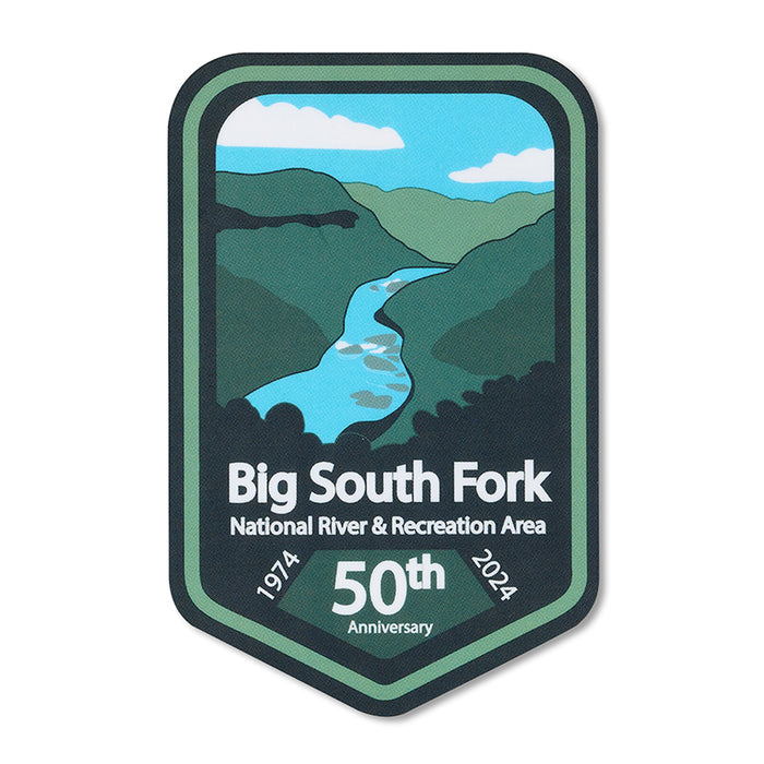 Big South Fork NRRA 50TH Anniversary Sticker