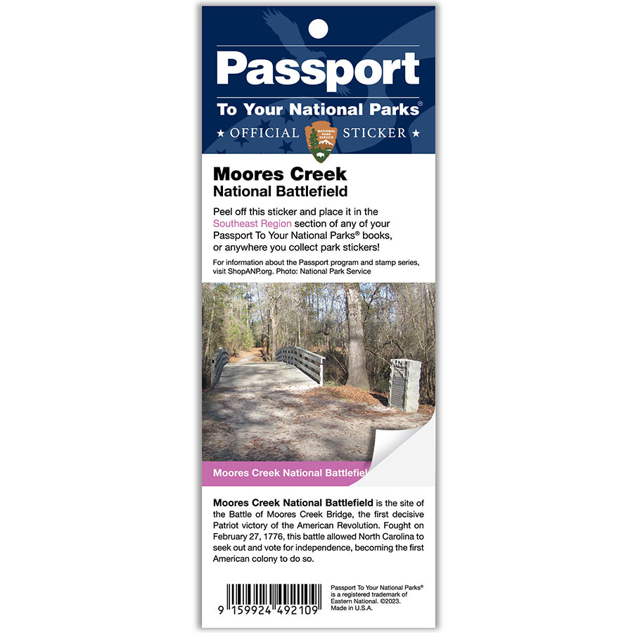 Moores Creek NB Passport Sticker