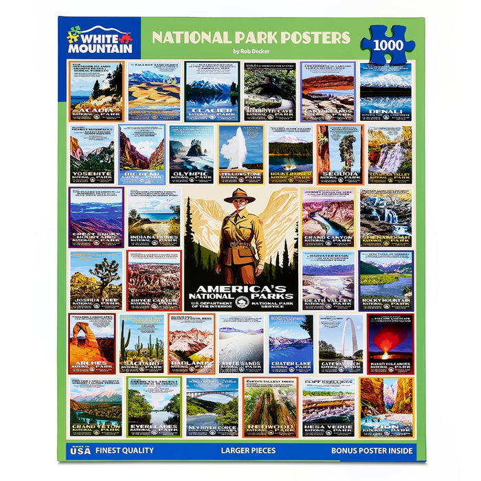 National Park Posters Puzzle