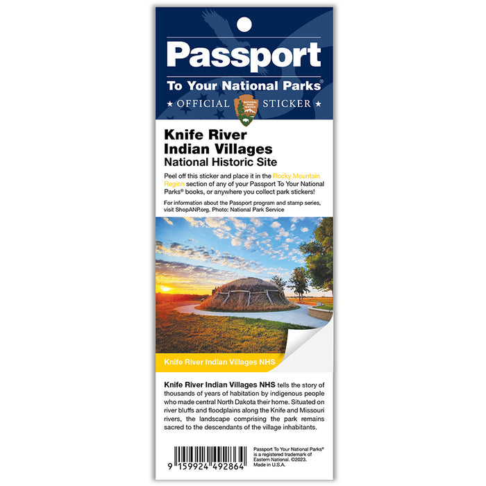 Knife River Indian Villages NHS Passport Sticker