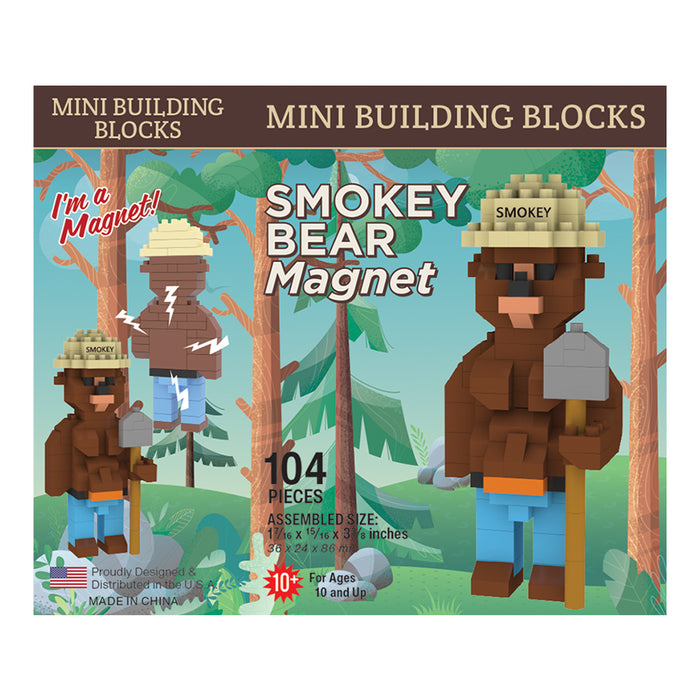 Smokey Bear Magnet Mini Blocks
