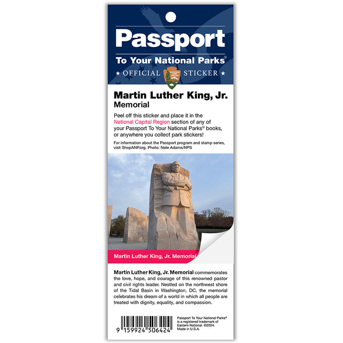 Martin Luther King Jr. MEM Passport Sticker