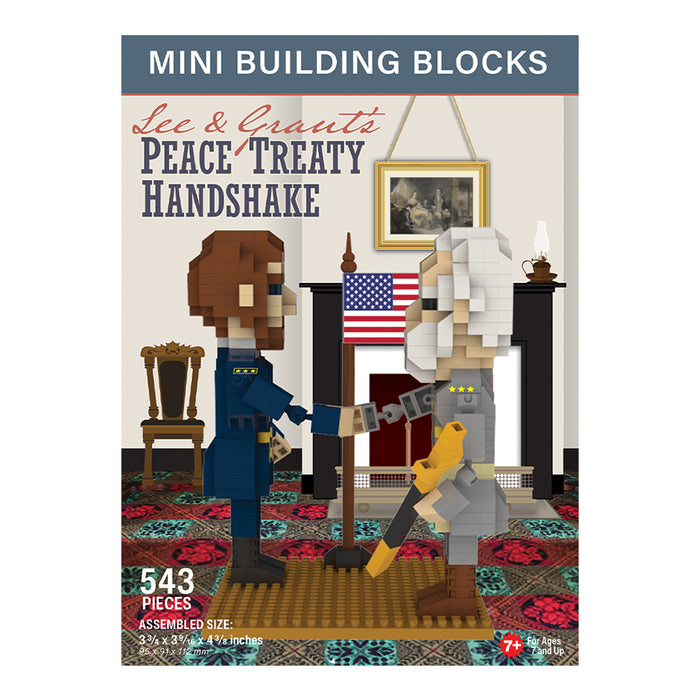 Lee and Grant’s Peace Treaty Handshake Mini Blocks
