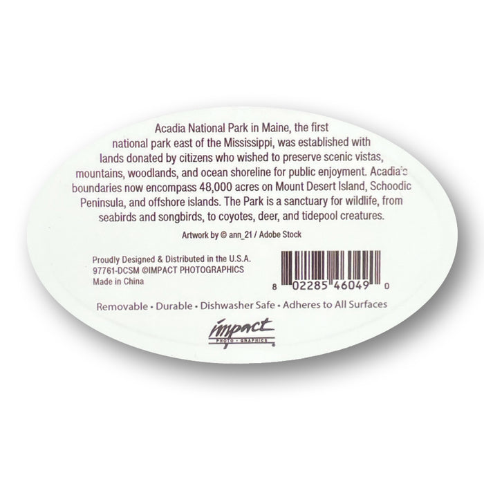 Acadia National Park Kayaker Decal