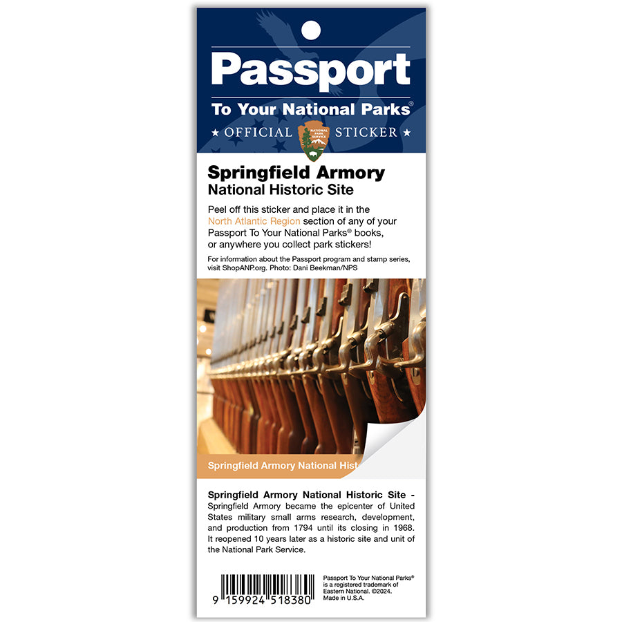 Springfield Armory NHS Passport Sticker — America's National Parks