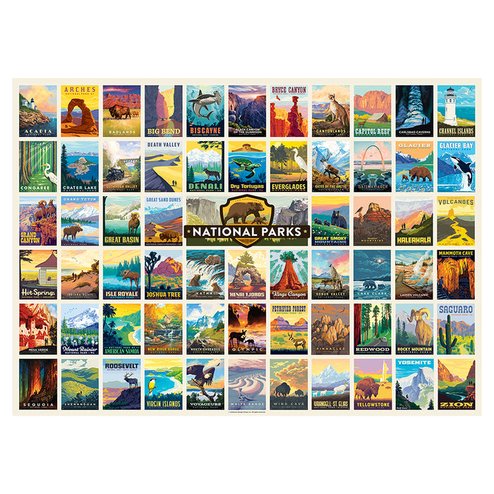 America’s National Parks Puzzle by Anderson Design