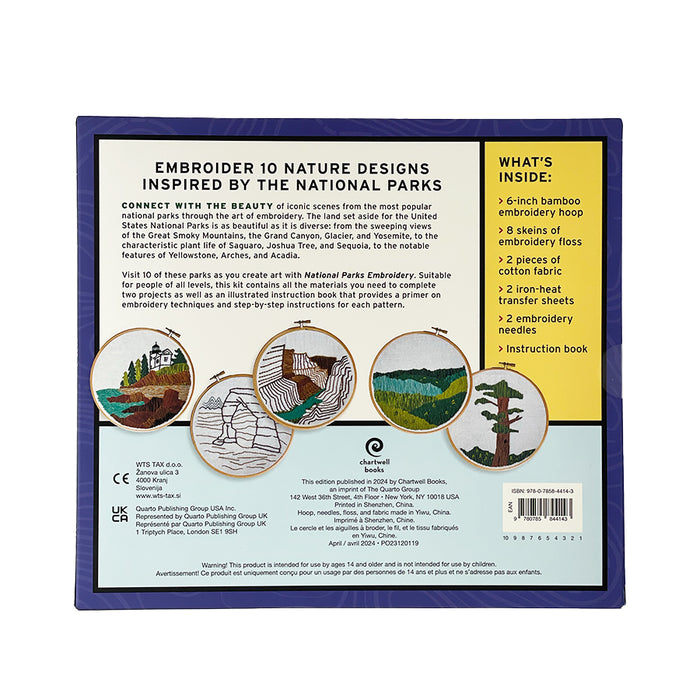 National Parks Embroidery Kit