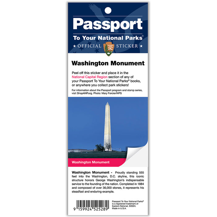 Washington Monument Passport Sticker