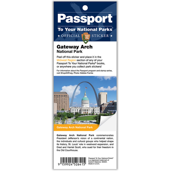 Gateway Arch NP Passport Sticker