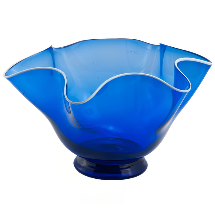 Cobalt Wave Vase
