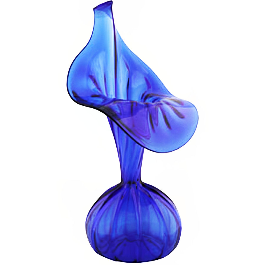 Hand Blown Cobalt Jack-in-Pulpit Vase — America's National Parks