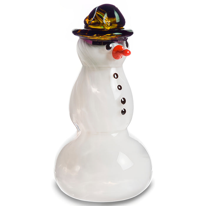 Frosty the Snowman Glass Figurine - Park Ranger Hat