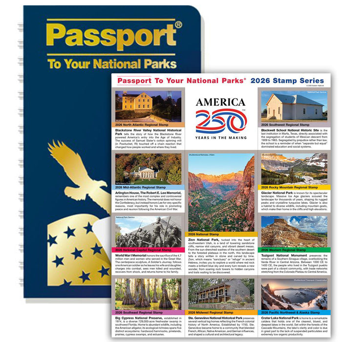 Passport To Your National Parks® Classic Edition and 2026 Stamp Set