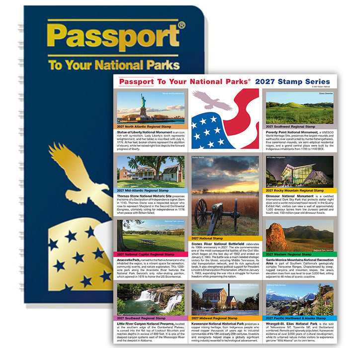 Passport To Your National Parks® Classic Edition and 2027 Stamp Set Bundle