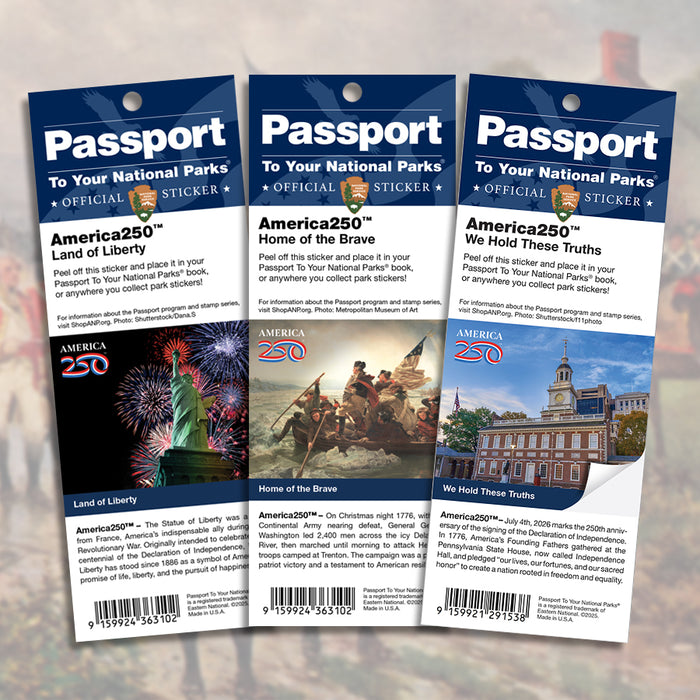 America250™ Passport Single Sticker Bundle