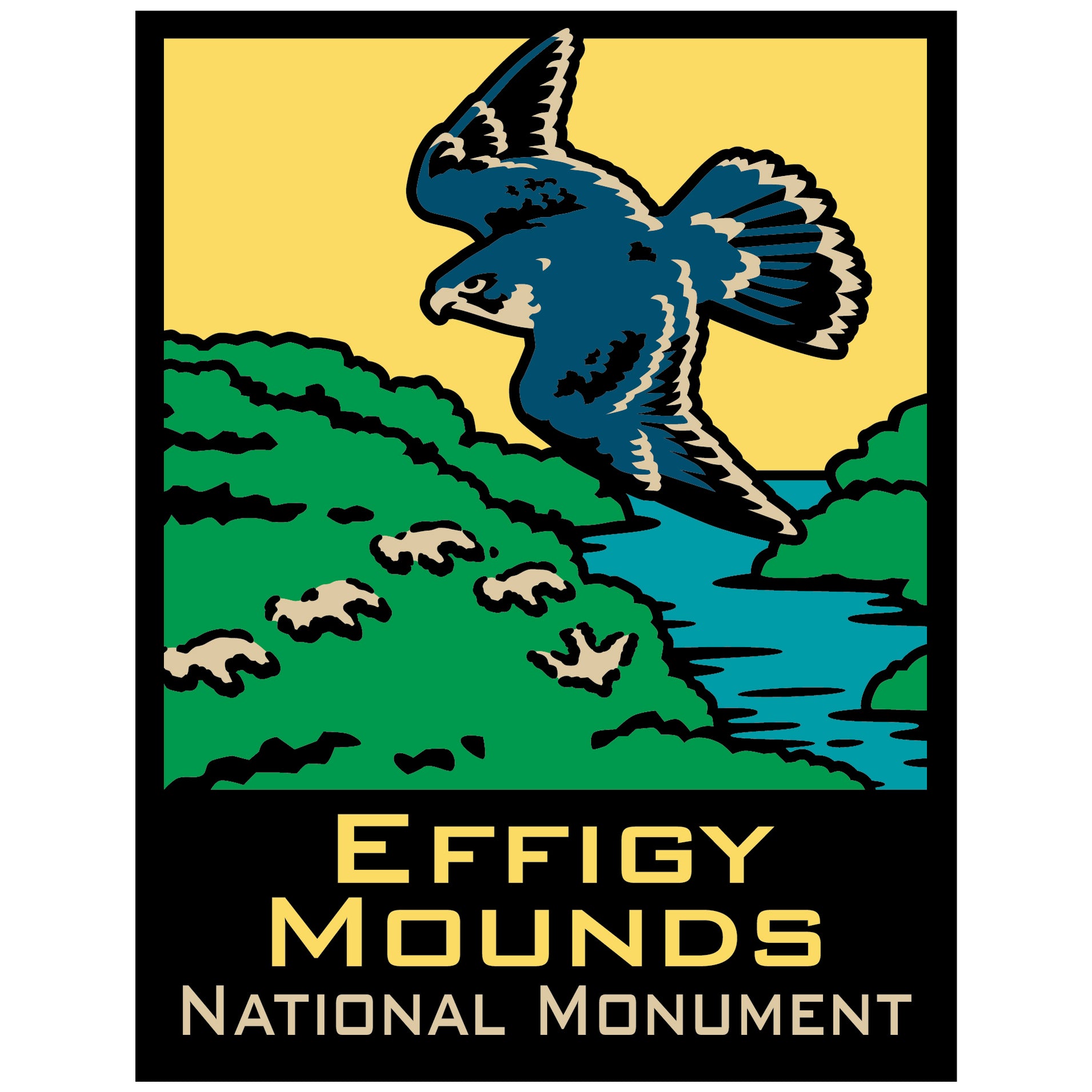 ANP Effigy Mounds National Monument Pin — America's National Parks