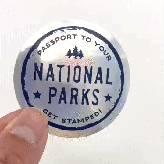 Passport To Your National Parks® Holographic Sticker